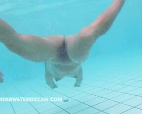 NEW! I had already noticed her labia sticking out of her big pussy, so I followed her.