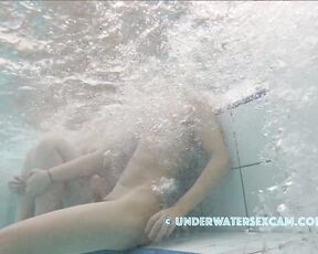 NEW! Here you can see what happens when you go naked in the pool with your teen girlfriend for the first time.