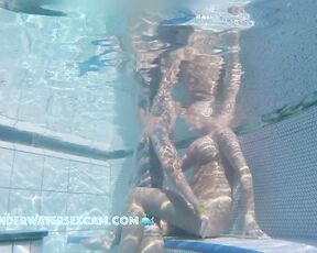 NEW! This lesbian couple plays around like horny teenagers seeing each other naked for the first time.