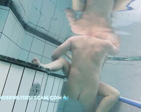 NEW! She really knows how to make him cum, and she likes it when someone watches her do it.