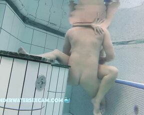 NEW! She really knows how to make him cum, and she likes it when someone watches her do it.