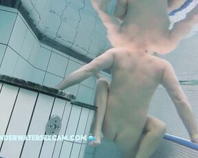 NEW! She really knows how to make him cum, and she likes it when someone watches her do it.