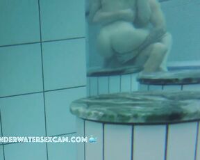 NEW! His cock is getting longer and bigger and harder, so he tries to stick it in, but without oil, he doesn't stand a chance.