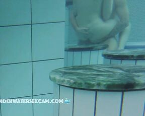 NEW! His cock is getting longer and bigger and harder, so he tries to stick it in, but without oil, he doesn't stand a chance.