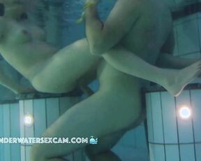 NEW! His big cock is definitely pointing in the right direction, and fucking on the underwater stools would be great too.