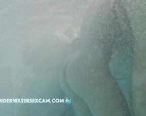 NEW! The two of them just know how to fuck in a public pool and that it's very noticeable, except to us professional voyeurs, of course.