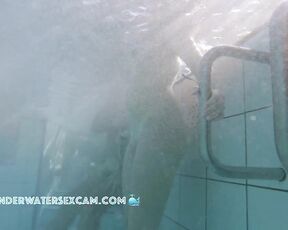 NEW! The two of them just know how to fuck in a public pool and that it's very noticeable, except to us professional voyeurs, of course.