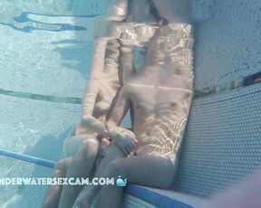 NEW! A young couple in love relaxing in the sauna pool