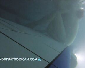 NEW! Unfortunately, you can't hear her moaning over the water because she wanted me to hear her getting fucked.