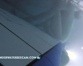 NEW! Unfortunately, you can't hear her moaning over the water because she wanted me to hear her getting fucked.