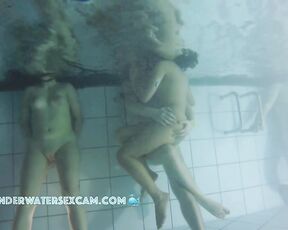 NEW! And if these four teenagers were now to celebrate an underwater orgy together, it would be even hotter.
