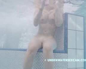 NEW! I saw her putting her hand between her legs and thought maybe she was touching herself.