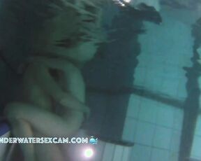 NEW! Slow fucking in the sauna pool when it's dark is just as much fun as fast fucking.