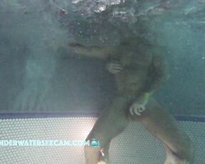 NEW! He tries to fuck his horny wife in the empty jacuzzi, but then he is unfortunately interrupted. Still, he remains horny.