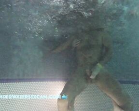 NEW! He tries to fuck his horny wife in the empty jacuzzi, but then he is unfortunately interrupted. Still, he remains horny.