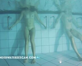 NEW! Maybe she hoped he would dive down to kiss her pussy underwater