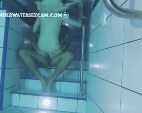 NEW! I've always wanted to fuck on a few steps of a staircase and then naked in the sauna pool.