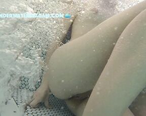 NEW! At first she just wants to fiddle around with her tampon string, but when she sees my big hard cock, she sticks her finger in.