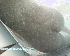 NEW! This horny young girlfriend of the old white man knows exactly what she's doing and knows that I'm watching her.