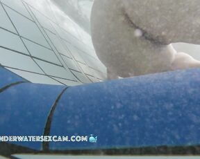 NEW! This horny young girlfriend of the old white man knows exactly what she's doing and knows that I'm watching her.