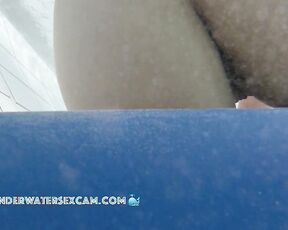 NEW! This horny young girlfriend of the old white man knows exactly what she's doing and knows that I'm watching her.