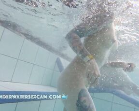 NEW! What kind of idiot would leave this pretty girl alone in the sauna pool? Then everyone can ask her how she's doing.