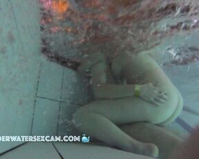 NEW! She likes to get a little turned on by the floor bubbler, and of course he likes it when she gets horny.