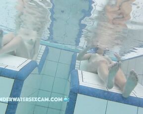 NEW! I have an idea! I'll stand right between the two of them with my giant boner and then they can enjoy the view.