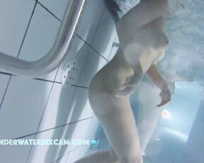 NEW! His big belly is actually blocking our view of this beautiful young woman, and that's not fair!