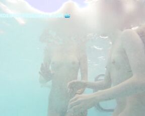 NEW! Two hot teenagers with an older friend are getting very close to me, and I don't have a problem with that.