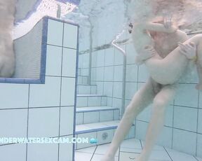 NEW! He’d love to have sex right now, but she’s too shy to do it in public, so she tells him it’s better to do it in the locker room.