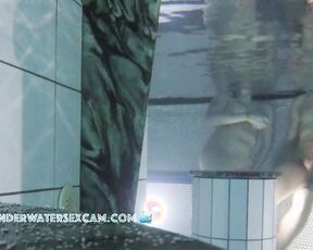 NEW! Considering that this teenage couple is only 18 and this is their first time having sex in the water, they're doing a great job! PART1/2