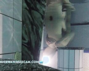 NEW! Considering that this teenage couple is only 18 and this is their first time having sex in the water, they're doing a great job! PART2/2