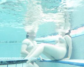 NEW! I don't know what that young woman with the big breasts wants with that old man, but he likes her boobs