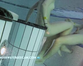 NEW! If the two of them had more experience, they might do something with his erection