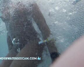 NEW! This African girl isn't just driving her boyfriend crazy—she's driving all the other guys in the whirlpool crazy too ;-)