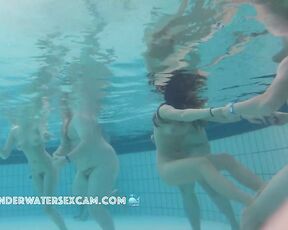 NEW! A pretty young girl, and behind her, another natural-looking girl with big breasts