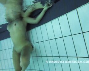 NEW! This girl is really getting into masturbating in front of the voyeur, and then something happens that he just can't hold back.