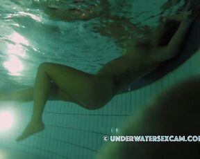 NEW! This girl is really getting into masturbating in front of the voyeur, and then something happens that he just can't hold back.