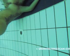 NEW! This girl is really getting into masturbating in front of the voyeur, and then something happens that he just can't hold back.