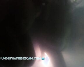 NEW! Unfortunately, the water is really cloudy from all the cum, but I think they're practicing for real pool sex