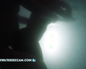 NEW! Unfortunately, the water is really cloudy from all the cum, but I think they're practicing for real pool sex