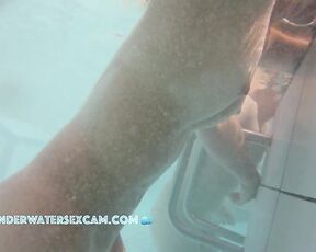 NEW! So if I were her boyfriend and she got into the pool naked with me, I'd rub my hard cock against her