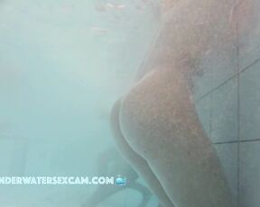 NEW! So if I were her boyfriend and she got into the pool naked with me, I'd rub my hard cock against her