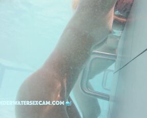 NEW! So if I were her boyfriend and she got into the pool naked with me, I'd rub my hard cock against her