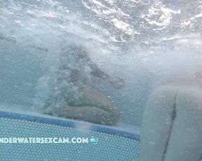 NEW! These two hot girls are enjoying the bubbles on their pussies in the whirlpool.