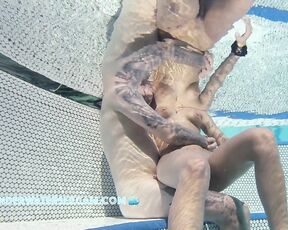 NEW! I've looked at her pussy a few times now, and I'm still not sure if that's her clitoris sticking out