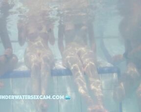 NEW! Too bad the water's a little murky today, but the girls are all the more beautiful for it—and they're horny anyway