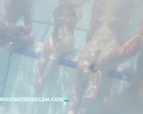 NEW! Too bad the water's a little murky today, but the girls are all the more beautiful for it—and they're horny anyway