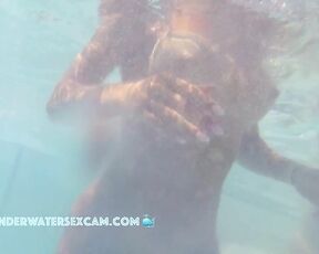 NEW! Too bad the water's a little murky today, but the girls are all the more beautiful for it—and they're horny anyway